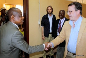 Le Représentant spécial adjoint en République démocratique du Congo du Secrétaire général des Nations Unies, David Gressly à Kananga.