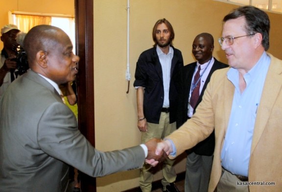 Le Représentant spécial adjoint en République démocratique du Congo du Secrétaire général des Nations Unies, David Gressly à Kananga.