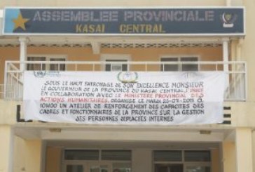 Kasaï Central : UNHCR organise un atelier sur la protection et la gestion des populations déplacées internes