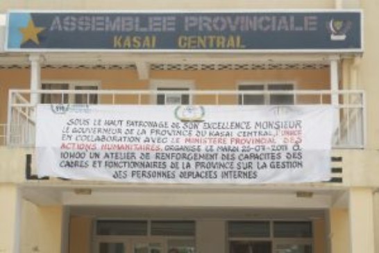 Kasaï Central : UNHCR organise un atelier sur la protection et la gestion des populations déplacées internes