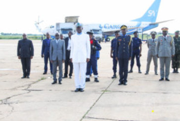 Martin KABUYA MULAMBA, Gouverneur élu du Kasaï Central arrive officiellement à Kananga.